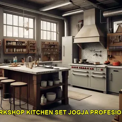 workshop kitchen set jogja profesional